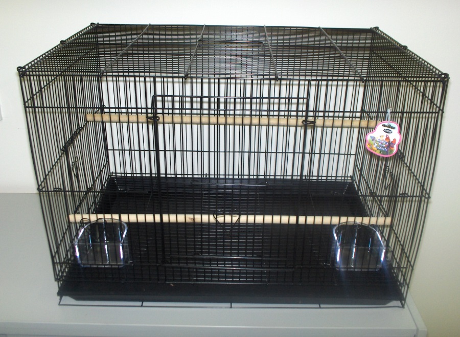 BLACK METAL EXERCISE CAGE 61x41x41cm BLACK METAL EXERCISE CAGE 61x41x41cm